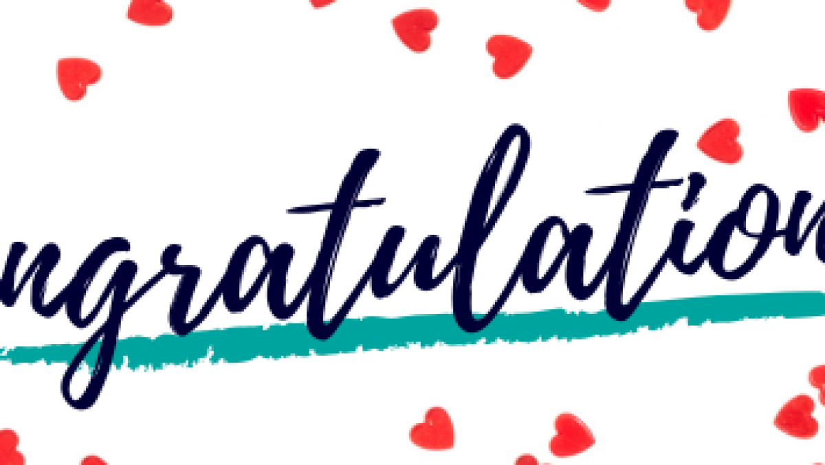 Volunteer Award Congratulations