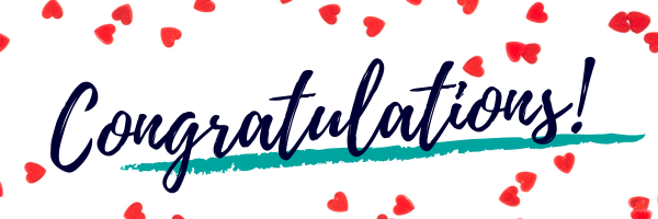 Volunteer Award Congratulations